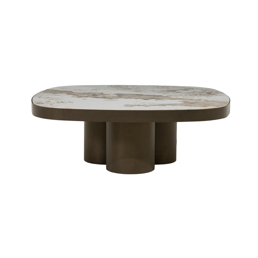 Salontafel Santino – metaal & keramiek