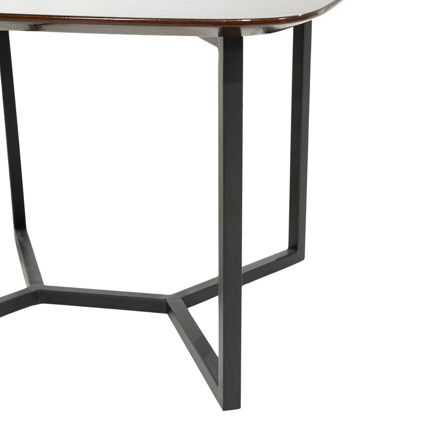 Salontafel Jace small – MDF & ijzer bruin