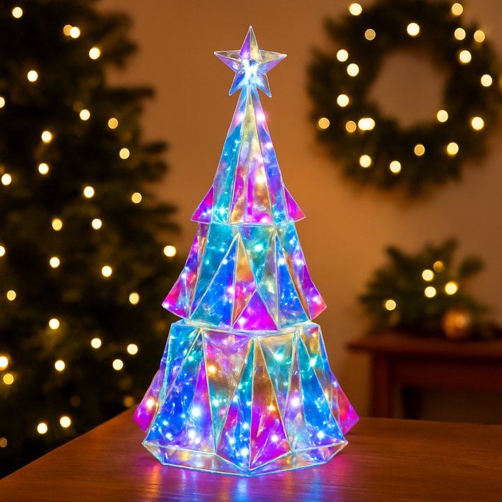 Verlichte kerstboom met 60 LED’s - 51 cm