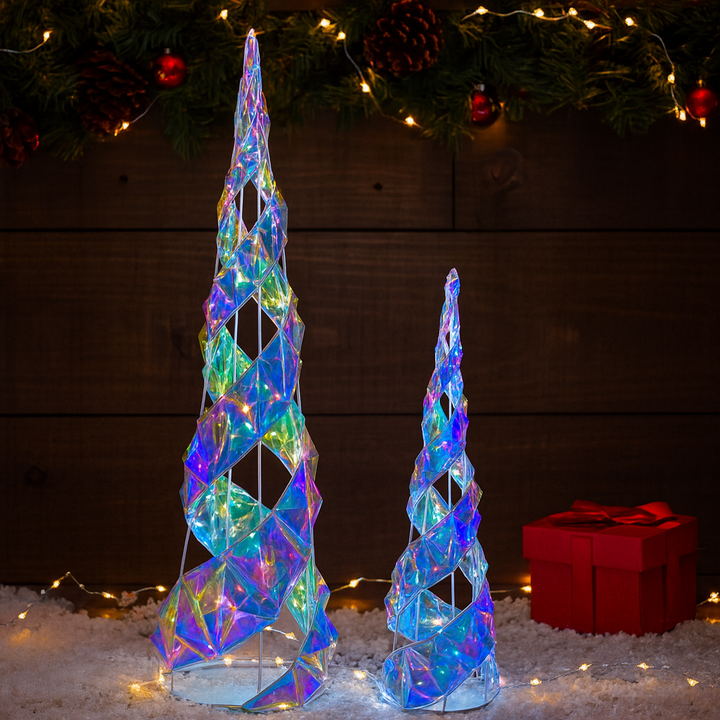 Verlichte kerstboom met LED - Set