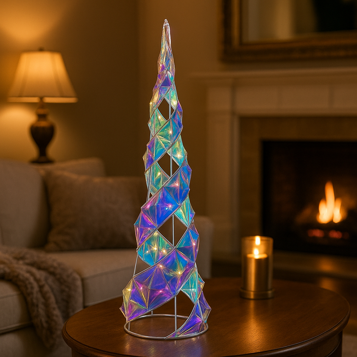 Verlichte kerstboom met LED - Set