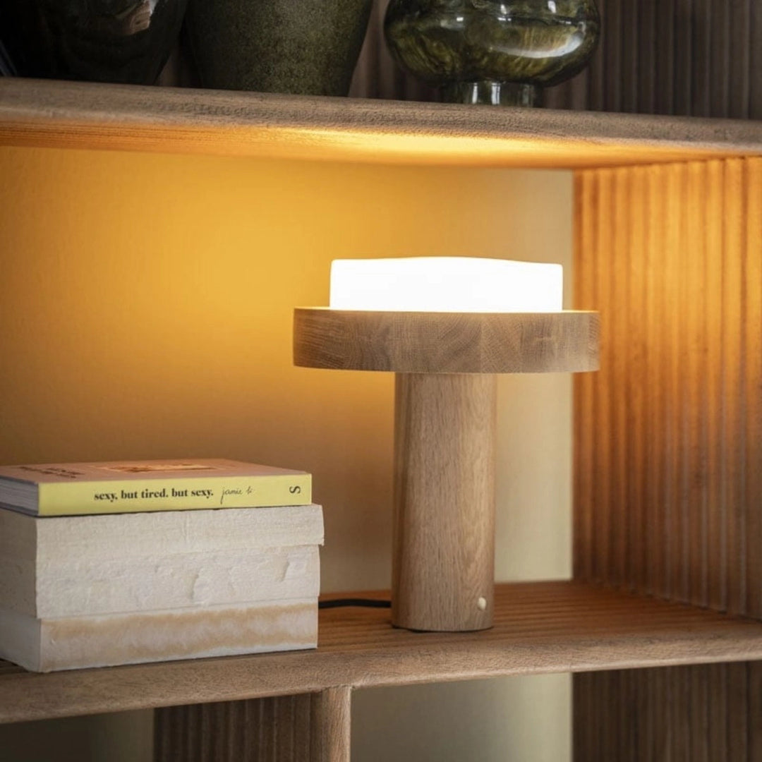 By-Boo Oaka – Houten Tafellamp Naturel