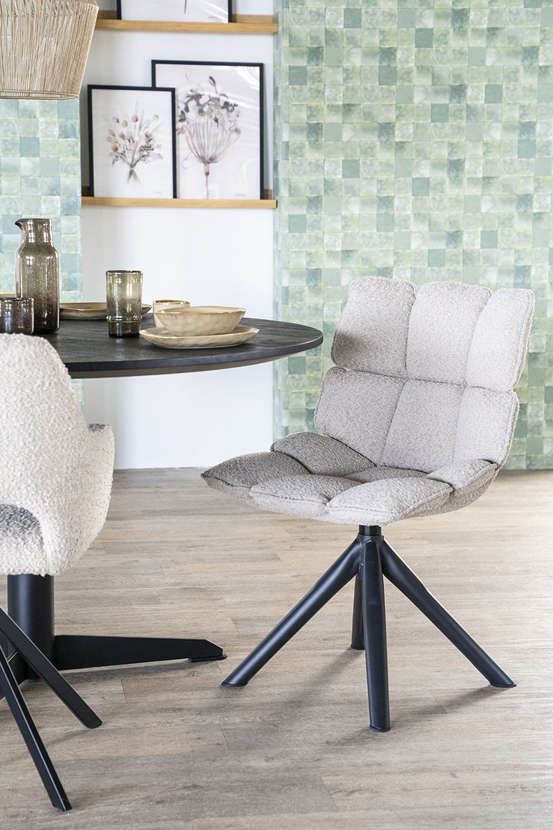 Stoel Dani – polyester & metaal groen Copenhagen