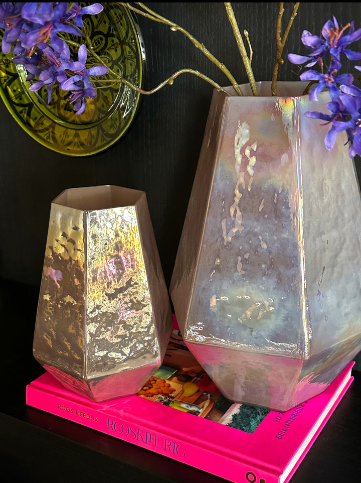 Lara Vazen Set – Poederroze (Set van 2)