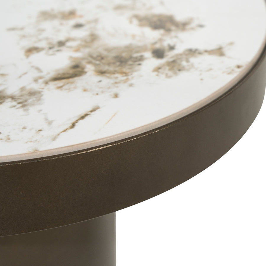 Salontafel Danilo – metaal & keramiek