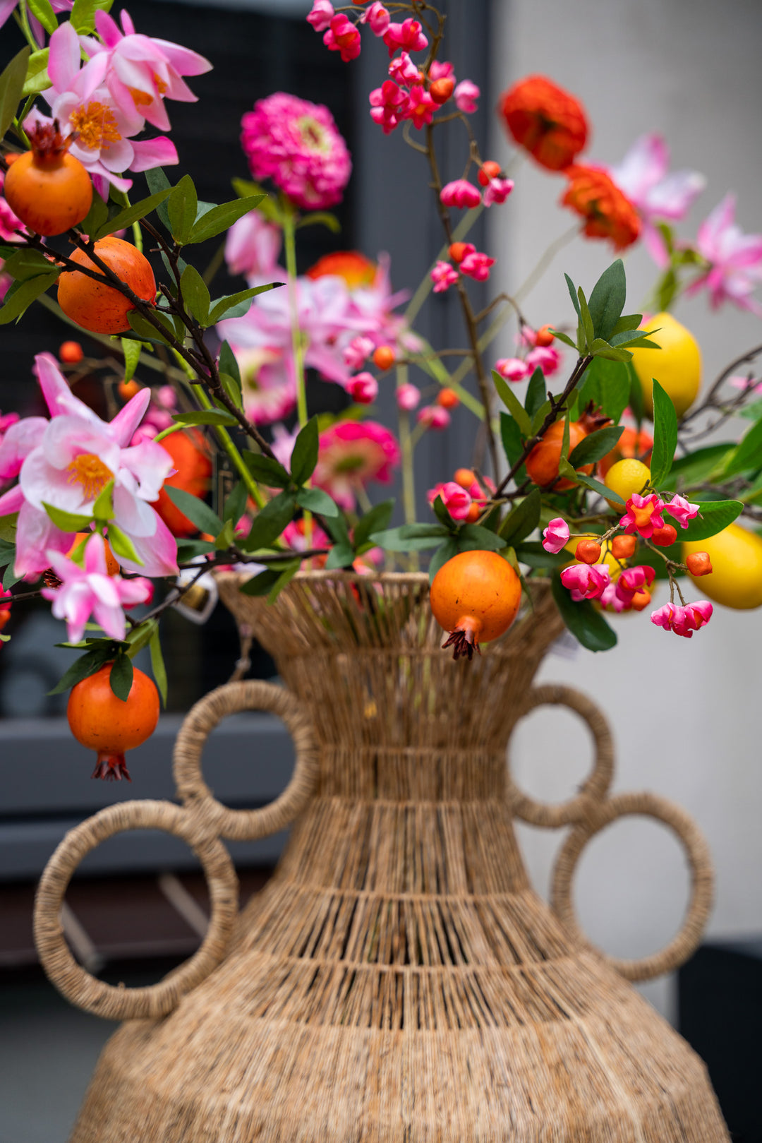 Vaas ‘La Flor’ – Rotan | Bohemian Design