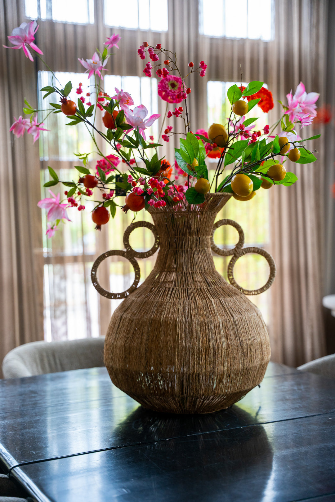 Vaas ‘La Flor’ – Rotan | Bohemian Design