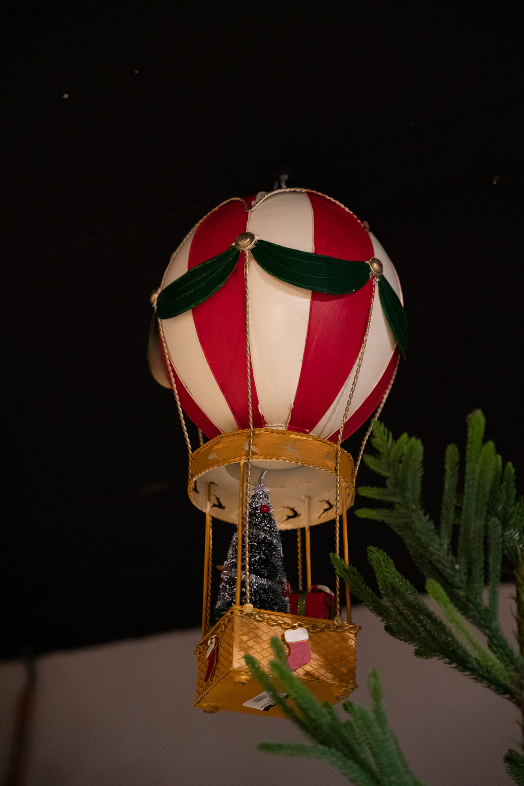Luchtballon Kerst Ornament Groot – 53 cm