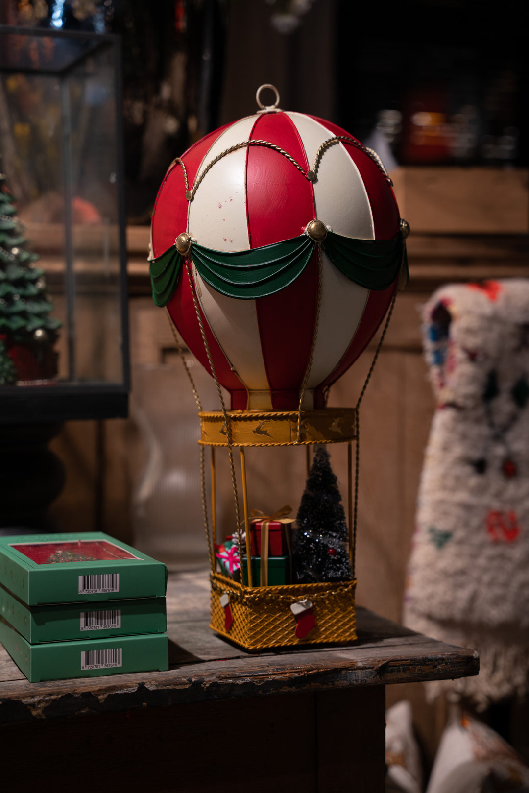 Luchtballon Kerst Ornament Groot – 53 cm