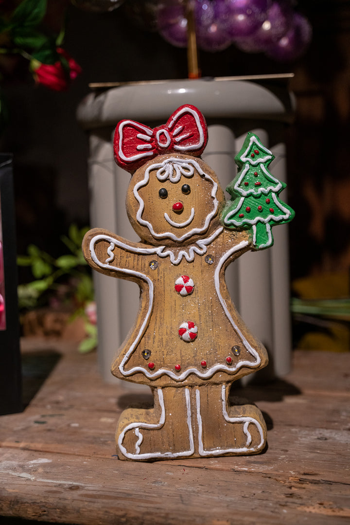 Kerstkoek Beeld met LED – Gingerbread