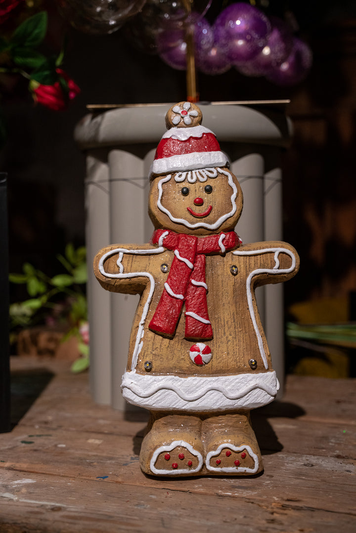 Kerstkoek Beeld met LED – Gingerbread