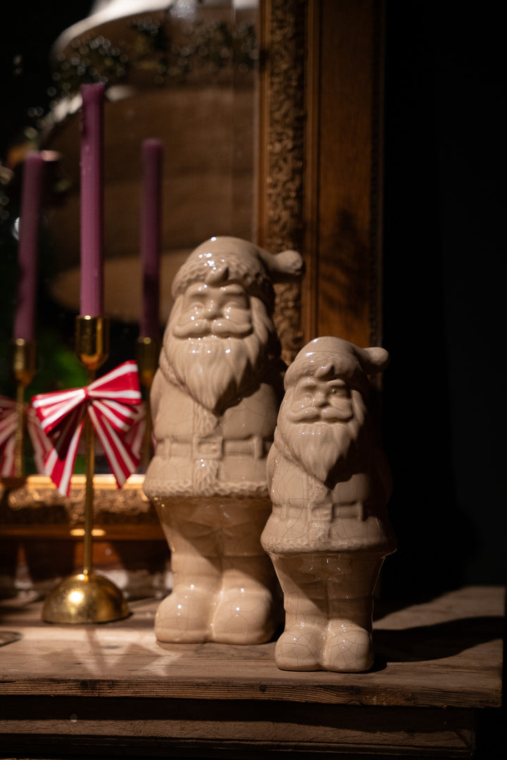 Kerstman beige beeld
