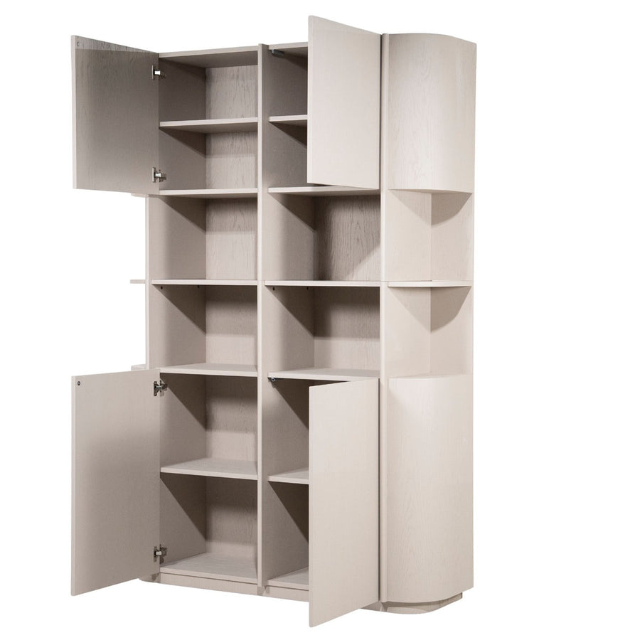 Kabinet Oslo 148x220 cm – eiken & eikenfineer taupe