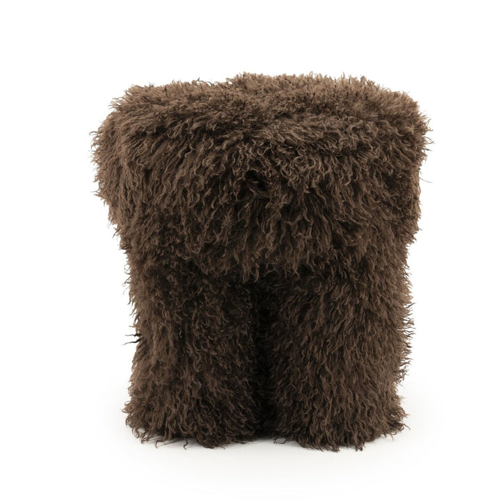 By-Boo poef  Doodly - donker bruin