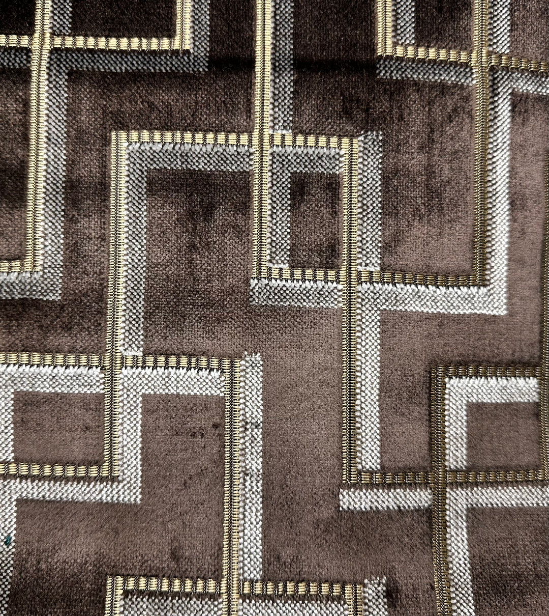 Luxe velvet poef Luna