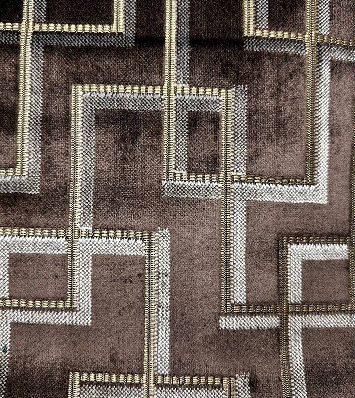 Luxe velvet poef Luna