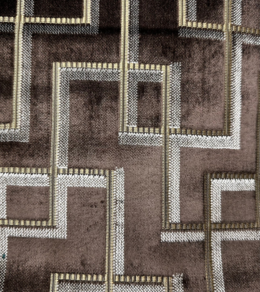 Luxe velvet poef Luna