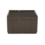 Salontafel Glyde Donkerbruin Hoogglans - By-Boo