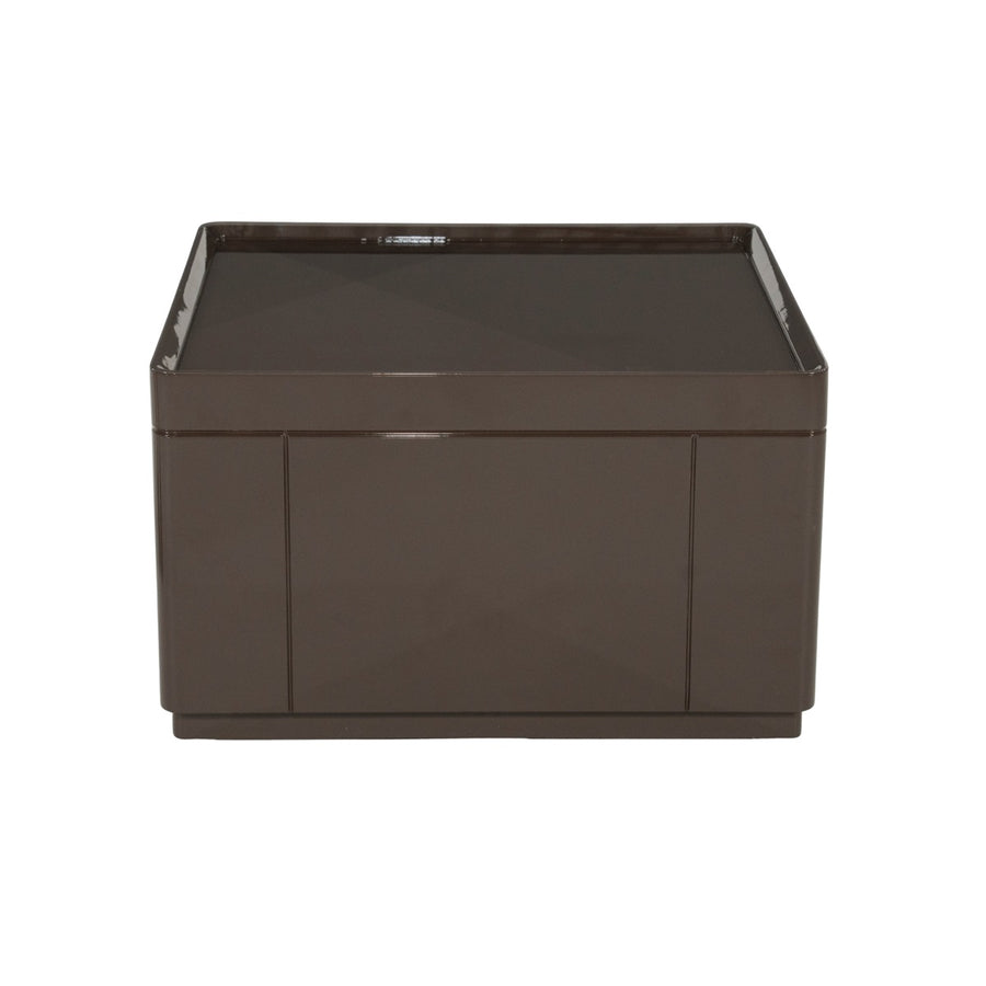 Salontafel Glyde donkerbruin hoogglans