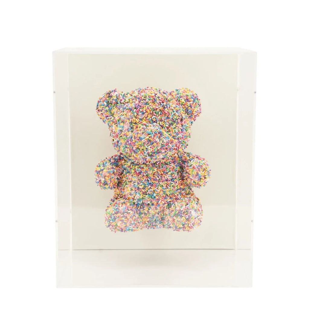 "PRE ORDER" Confetti Bear Artbox – Modern Wandkunst Object