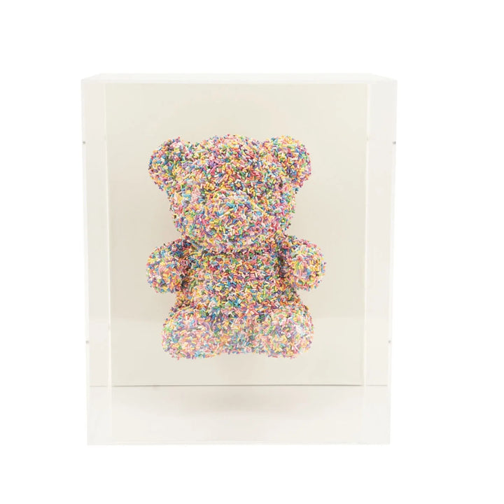 "PRE ORDER" Confetti Bear Artbox – Modern Wandkunst Object