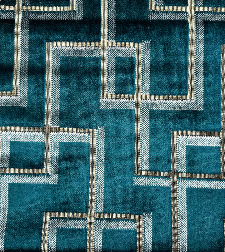 Luxe velvet poef Luna