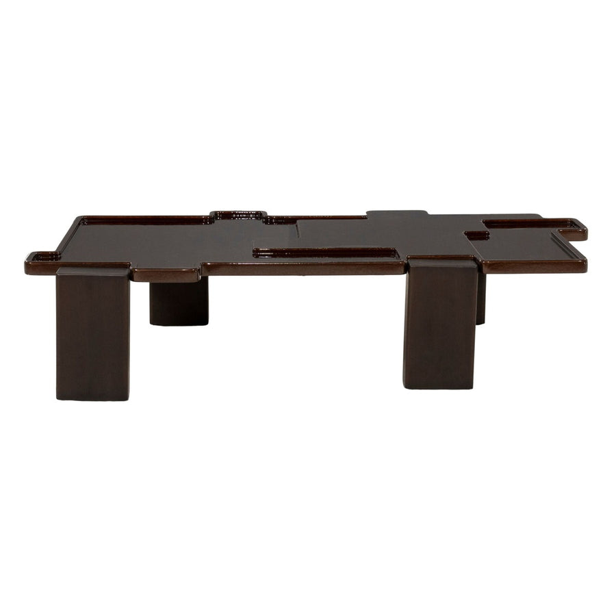 Salontafel Macy – MDF & essenfineer bruin