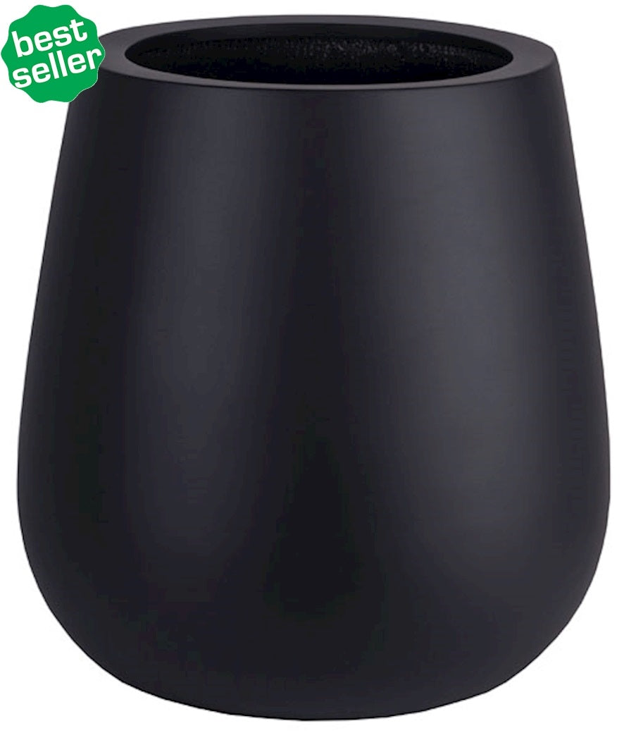 Bloempot Vermont black voor binnen & buiten