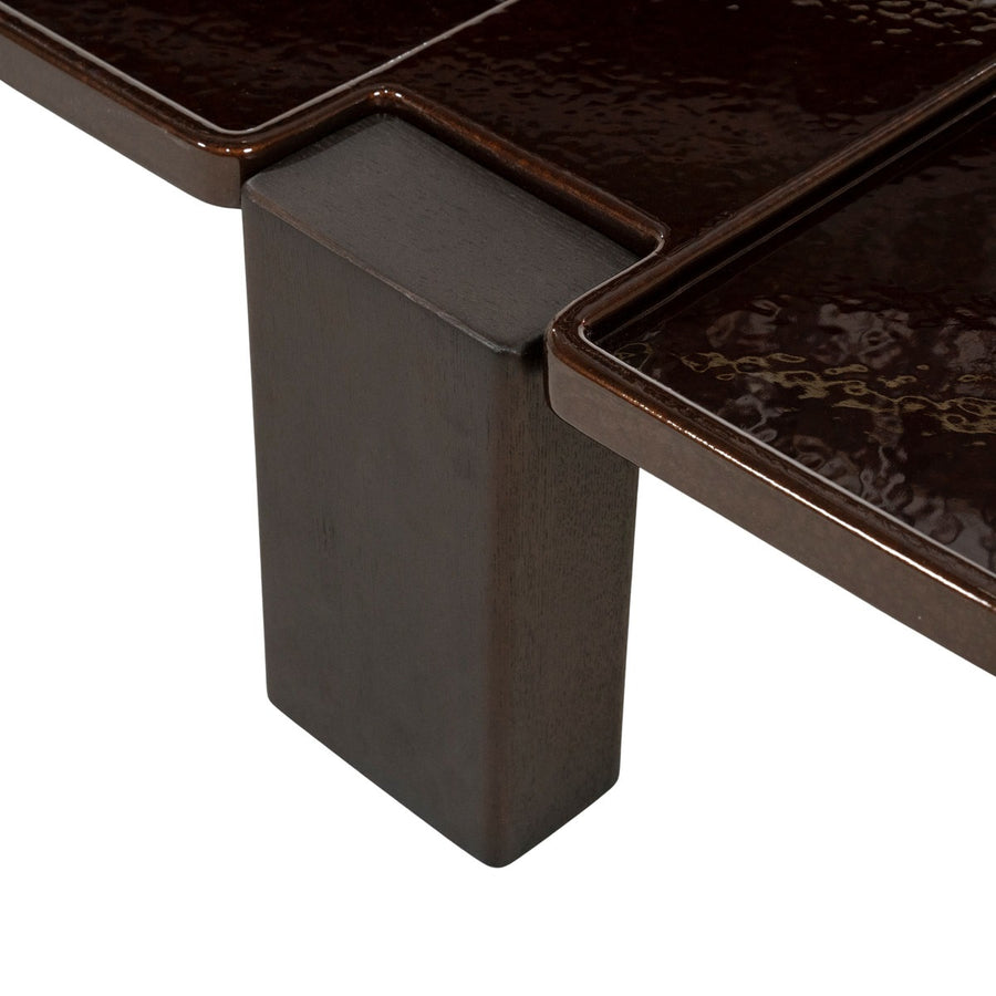 Salontafel Macy – MDF & essenfineer bruin