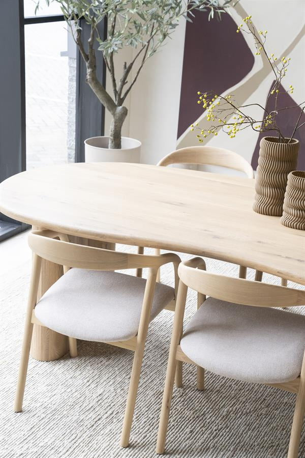 Eettafel Josh – eikenhout naturel 250x110cm