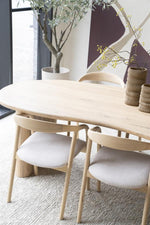 Eettafel Josh – eikenhout naturel 250x110cm