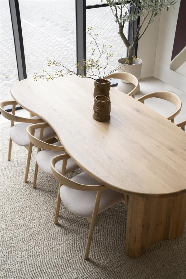 Eettafel Josh – eikenhout naturel 250x110cm