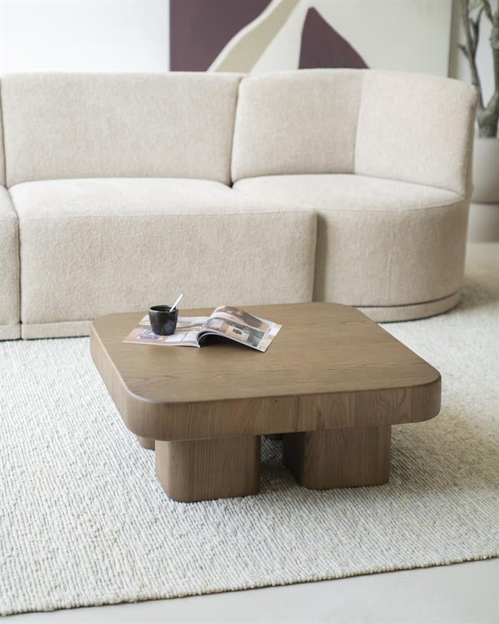 Salontafel Harmonie – eikenhout & eikenfineer bruin