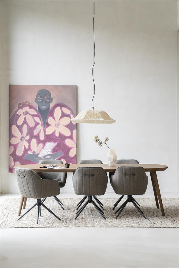 Eettafel Elijah – eikenhout & eikenfineer bruin 260x100cm