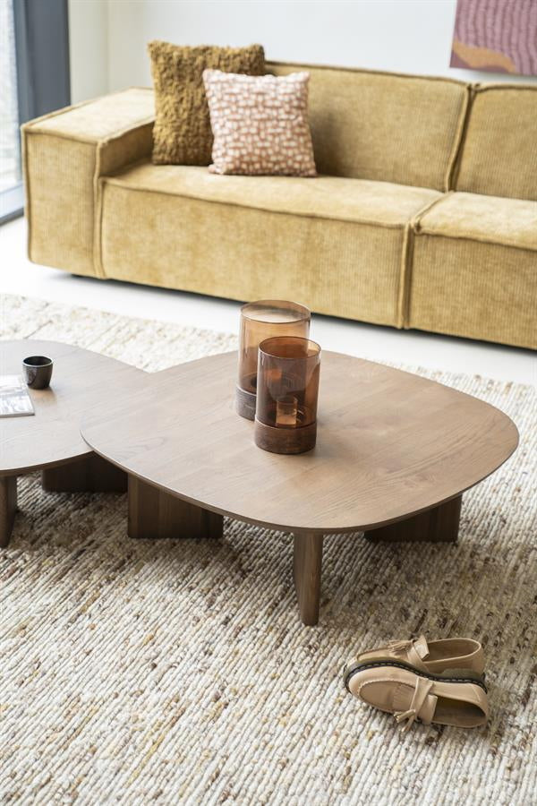 Salontafel Stef – eikenhout bruin medium