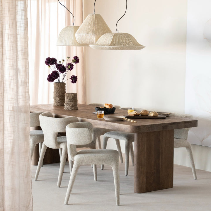 Eettafel Edward – mangohout bruin 300x110cm