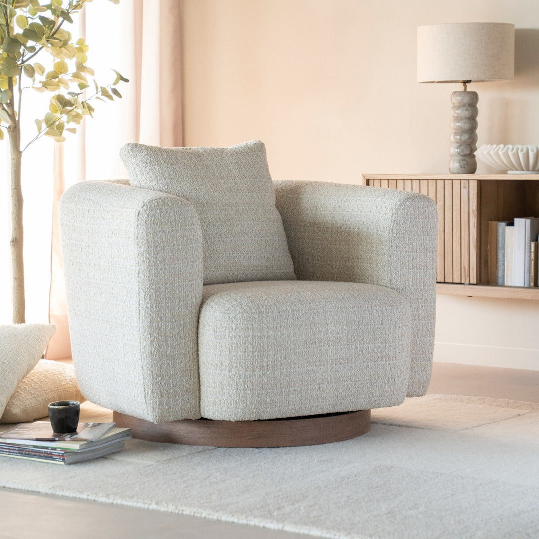 Fauteuil Jordan – stof beige asti