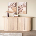 Dressoir Josh – eikenhout & eikenfineer naturel