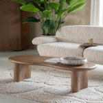 Salontafel Josh – eikenhout bruin