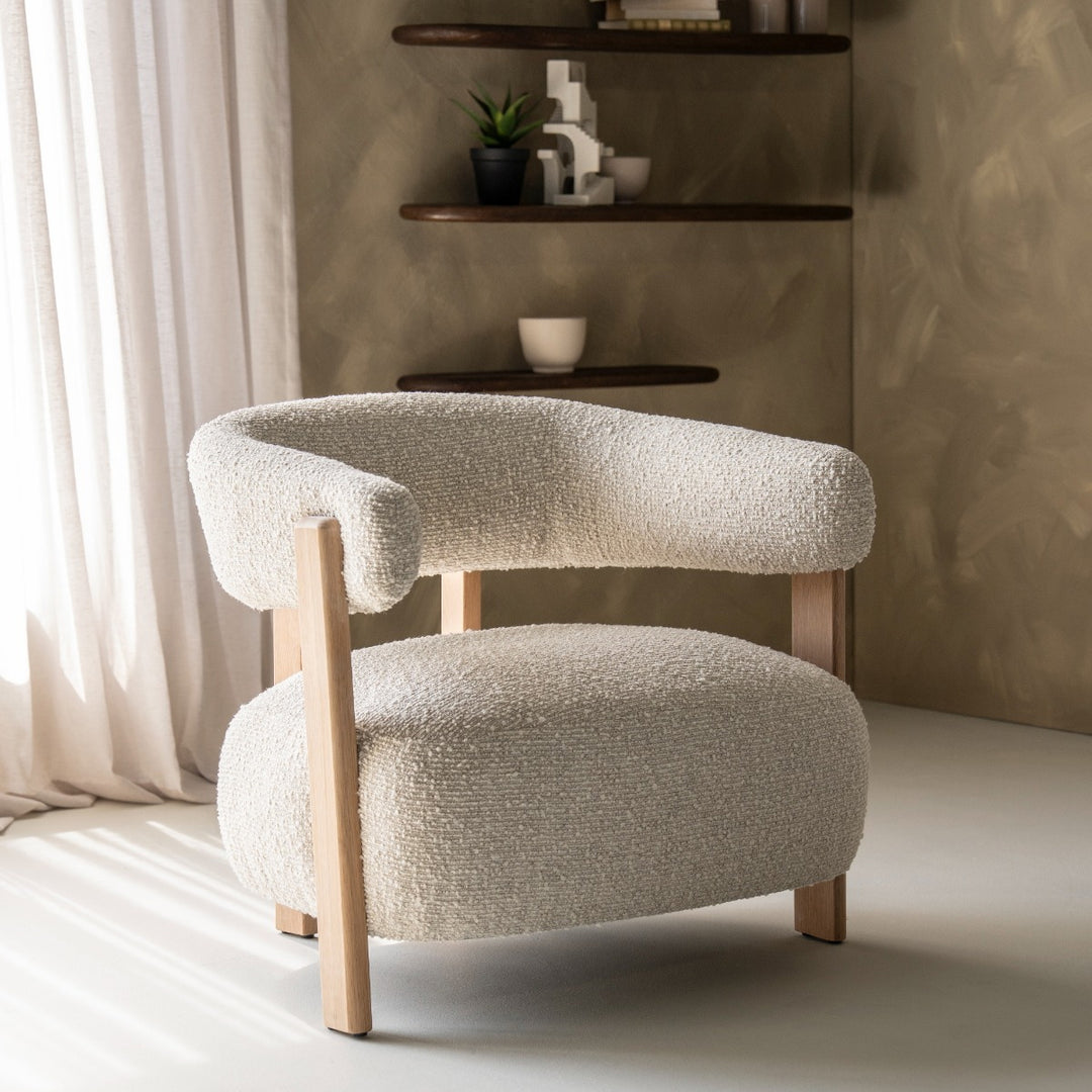 Fauteuil Lola – beige hush