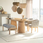 Eettafel Lune – mangohout naturel 300×105cm