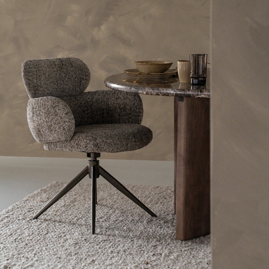 Stoel Darcio – taupe gleam