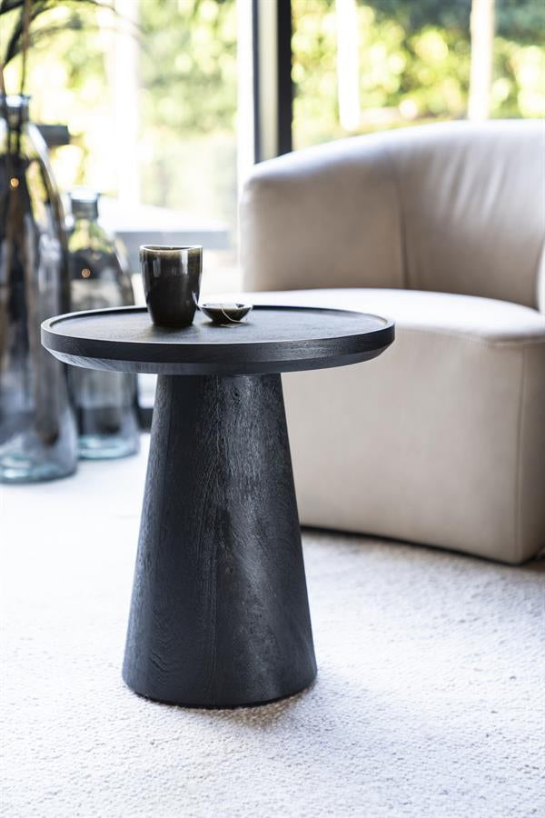 Bijzettafel Ron – mangohout zwart