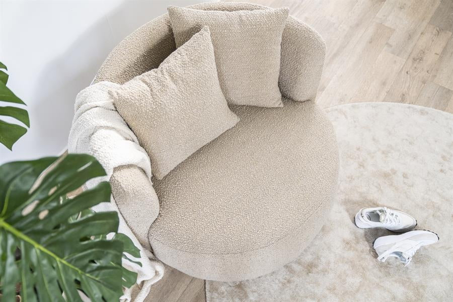 Fauteuil Louis – stof zand spark