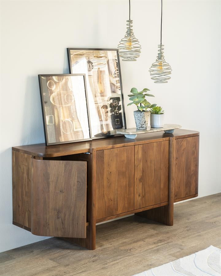 Dressoir Julian – acaciahout 4drs. naturel