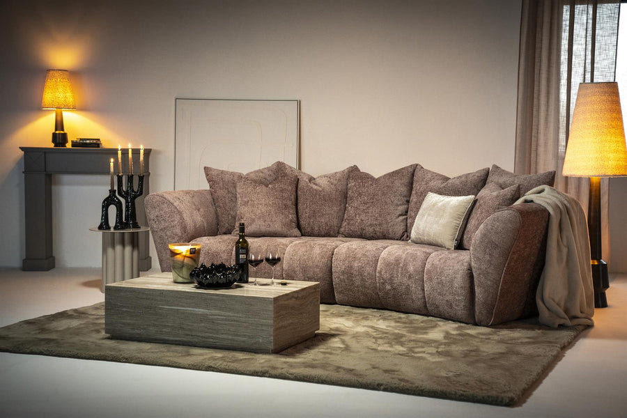 Salontafel Vince – marmer & MDF zand