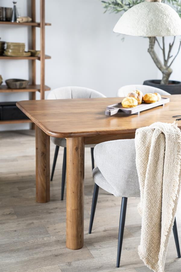 Eettafel Julian – acaciahout naturel 280x100cm