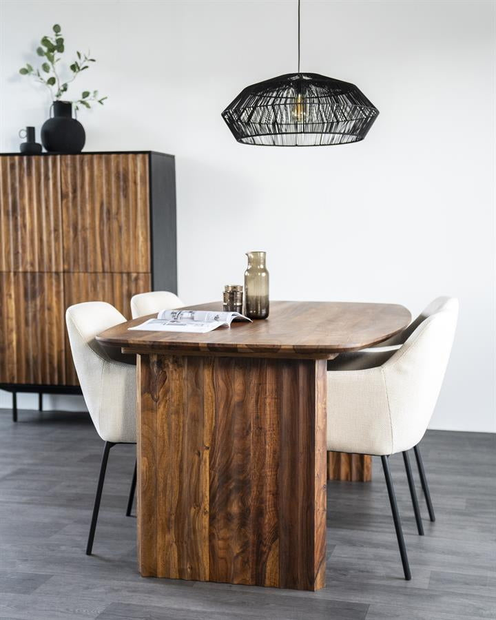 Eleonora Alexander – Eettafel Sheesham Hout Naturel 280x100cm