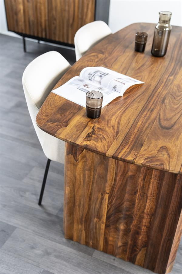 Eleonora Alexander – Eettafel Sheesham Hout Naturel 280x100cm