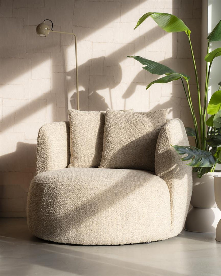 Fauteuil Louis – stof zand spark